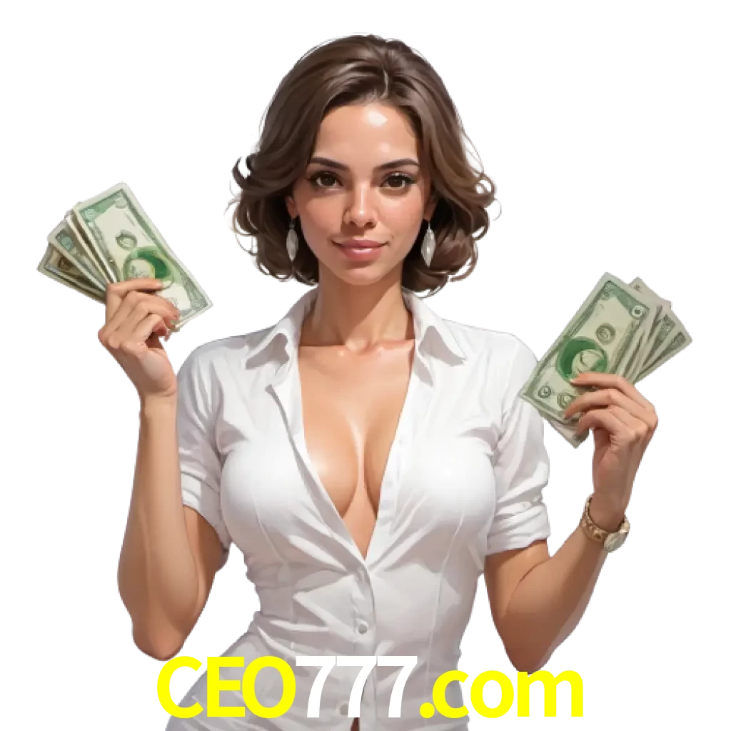 woman with money playing in ceo777 bet casino